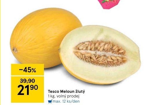 Meloun žlutý Tesco