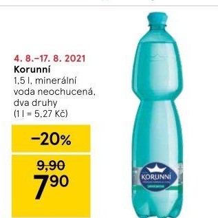 Přírodní voda Korunní