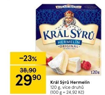 Sýr Hermelín Král sýrů