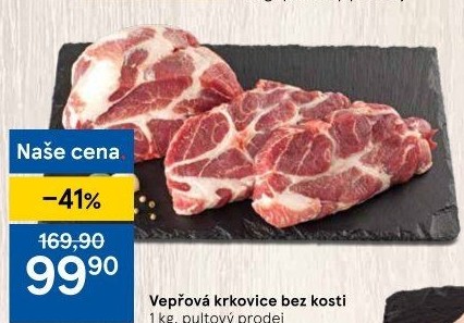 Vepřová krkovice bez kosti