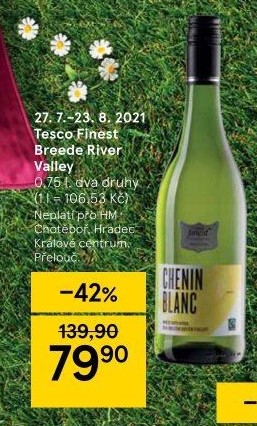 Vína Breede River Valley Tesco Finest