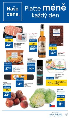 akční leták Tesco 4.8.2021-10.8.2021