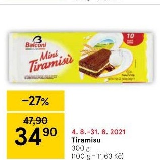 Dort Tiramisu Balconi