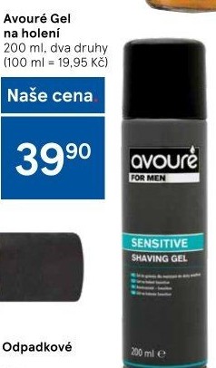 Gel na holení pánský Avouré