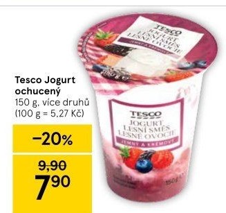 Jogurt ochucený Tesco