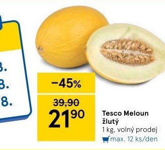 Meloun žlutý Tesco
