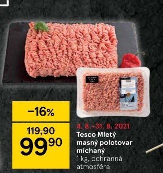 Mleté maso mix Tesco