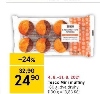 Muffiny mini Tesco