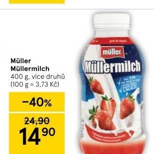 Nápoj mléčný Müllermilch Müller