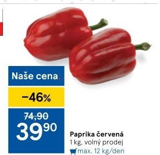 Paprika červená