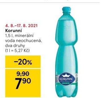 Přírodní voda Korunní
