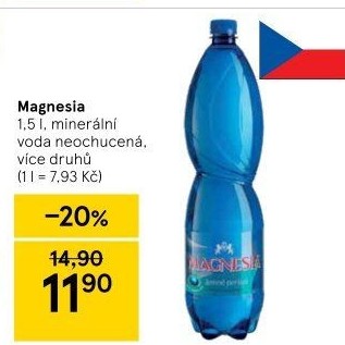 Přírodní voda Magnesia