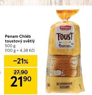 Toustový chléb Penam