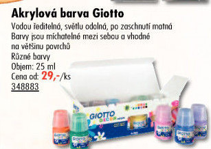 Akrylové barvy Giotto