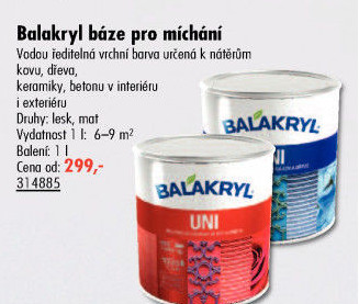 Barva Balakryl UNI mat