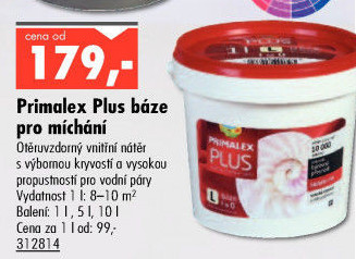 Interiérová barva Primalex Plus
