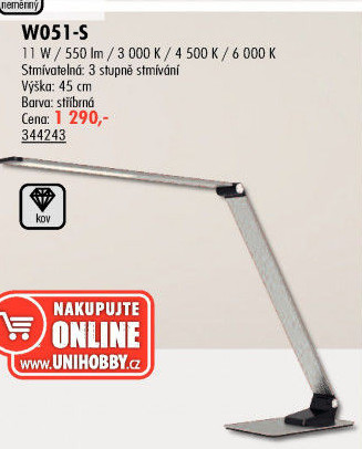 LED stolní lampa W051-S Solight