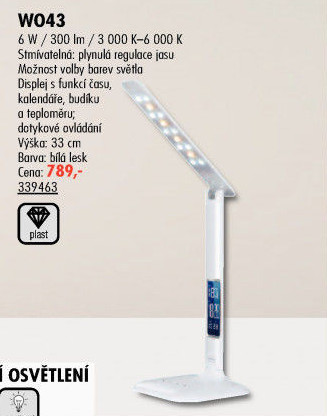 LED stolní lampička W043 Solight