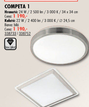 LED stropní svítidlo Competa Eglo