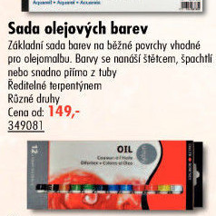 Olejové barvy Simply Daler - Rowney