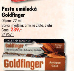 Pasta umělecká Goldfinger Daler - Rowney
