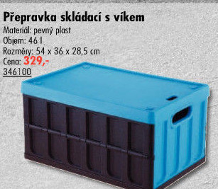 Skládací přepravka