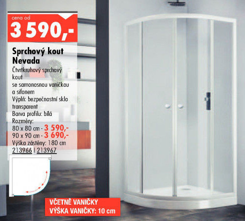 Sprchový kout Nevada SaniPro