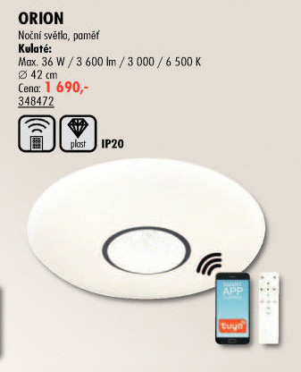 Stropní LED svítidlo Orion Top Light