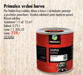 Vrchní barva Primalex