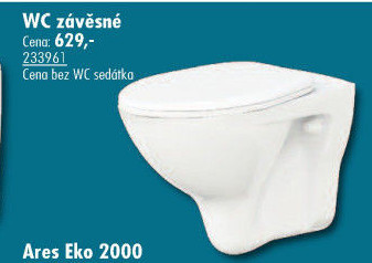 Závěsné WC Ares Cersanit