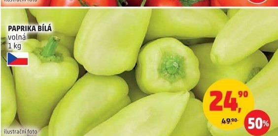 Paprika bílá