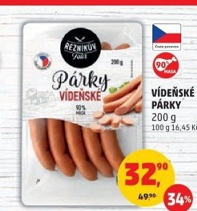 Párky vídeňské Řezníkův talíř