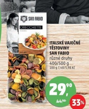 Těstoviny San Fabio