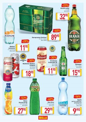 akční leták BILLA 4.8.2021-10.8.2021