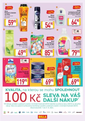 akční leták BILLA 4.8.2021-10.8.2021