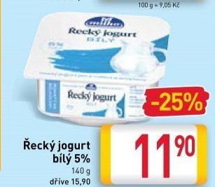 Bílý jogurt řecký 5% Milko