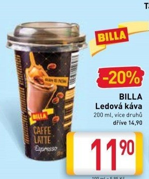 Ledová káva Billa