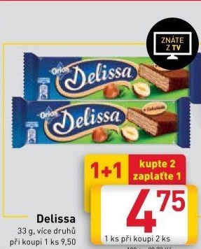Oplatky celomáčené Delissa Orion