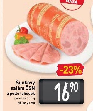 Salám šunkový ČSN 1977 Le&amp