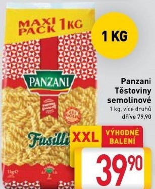 Těstoviny Panzani