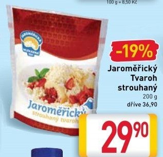 Tvaroh strouhaný Jaroměřický