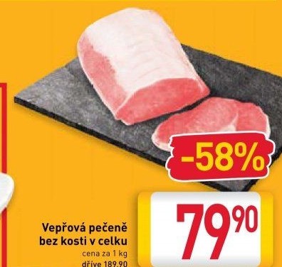 Vepřová pečeně bez kosti