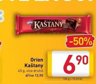 Ledové kaštany Orion