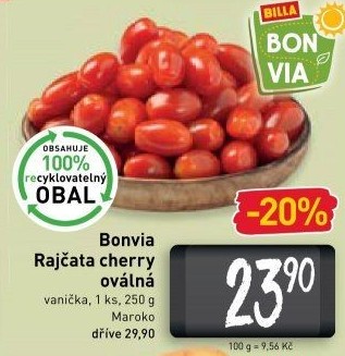 Rajčata cherry Billa Bonvia