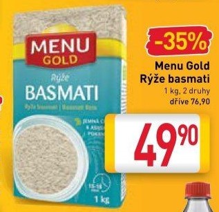 Rýže basmati Menu Gold