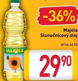 Slunečnicový olej Majola