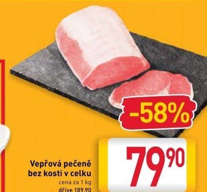 Vepřová pečeně bez kosti