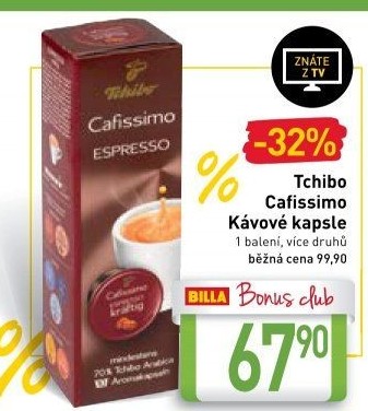 Kapsle Cafissimo Tchibo