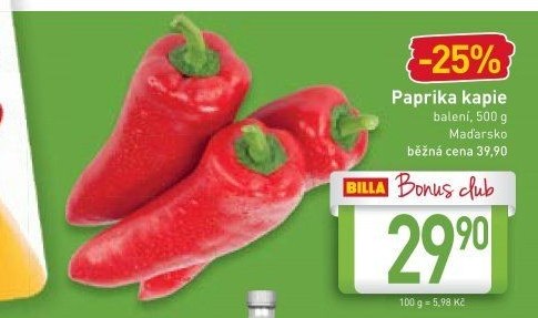 Paprika červená kapie