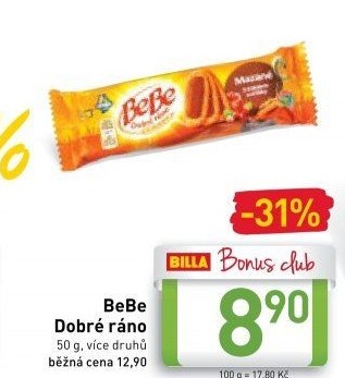 Sušenky BeBe Dobré ráno Opavia